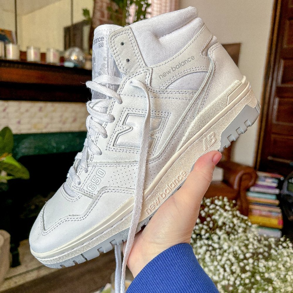 NEW New Balance 650 White Leather